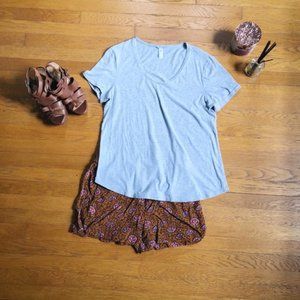 American Apparel grey scoop neck t-shirt